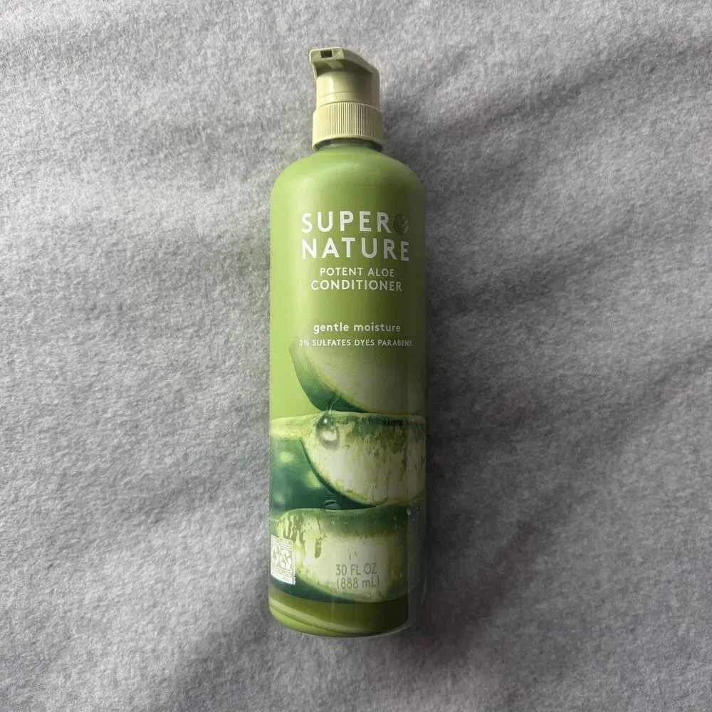 SUPER Nature Potent Aloe Conditioner Gentle Moisture Paraben-Free 30 fl oz